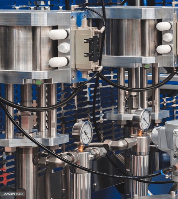 Druckluft- und Fördertechnik im Kunststoffwerk